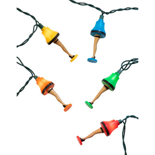 Thumbnail 4: Kurt Adler A Christmas Story UL 10-Light Colorful Leg Lamp Light Set 