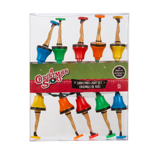 Thumbnail 6: Kurt Adler A Christmas Story UL 10-Light Colorful Leg Lamp Light Set 