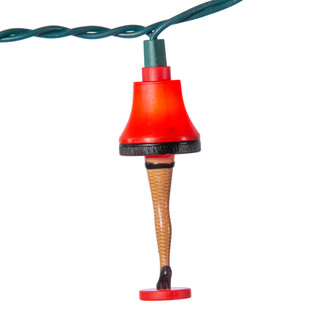 Thumbnail 12: Kurt Adler A Christmas Story UL 10-Light Colorful Leg Lamp Light Set 