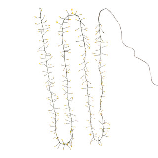 Thumbnail 4: Kurt Adler 240-Light Twinkle Cool White LED Cluster Garland 