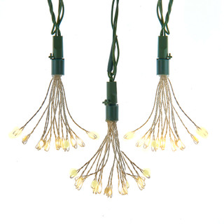 Thumbnail 6: Kurt Adler 75-Light Cluster Lights and Warm White Twinkle LED Lights 