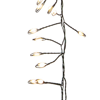 Thumbnail 4: Kurt Adler 9.8-Ft 300-Light Warm White LED Fairy Light Cluster Garland 