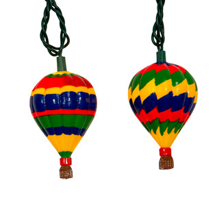Thumbnail 4: Kurt Adler Kurt Adler UL 10-Light Hot Air Balloons Light Set 