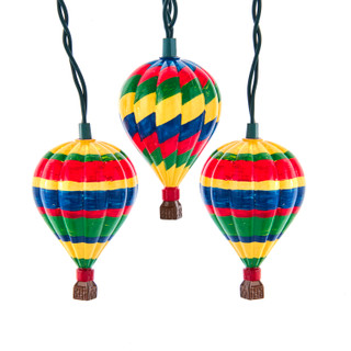Thumbnail 2: Kurt Adler Kurt Adler UL 10-Light Hot Air Balloons Light Set 