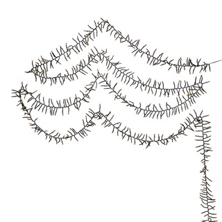 Thumbnail 8: Kurt Adler 480-Light 16-Ft Connectable Warm White LED Cluster Garland 