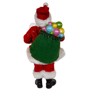 Thumbnail 8: Kurt Adler Kurt Adler 10.5-Inch Fabriché Bubblegum Santa 