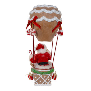Thumbnail 6: Kurt Adler Kurt Adler 12-Inch Fabriché Gingerbread Balloon Santa 