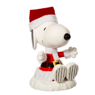 Thumbnail 8: Kurt Adler Kurt Adler Santa Snoopy Tree Topper. 