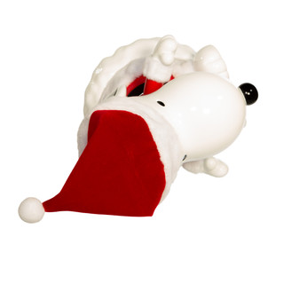 Thumbnail 12: Kurt Adler Kurt Adler Santa Snoopy Tree Topper. 