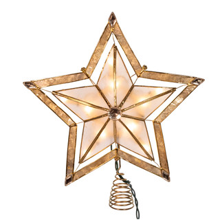 Thumbnail 10: Kurt Adler Kurt Adler 10-Inch 5-Point Large Star with Smoke Capiz. 