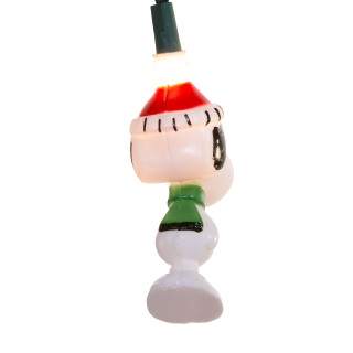 Thumbnail 12: Peanuts Kurt Adler 10-Light 11-Foot Peanuts Snoopy Light Set. 
