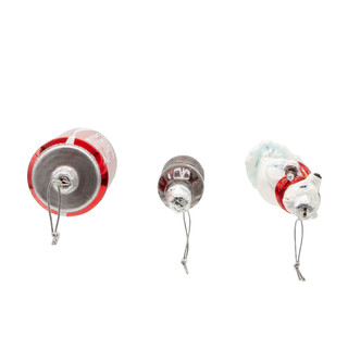 Thumbnail 10: Kurt Adler 3.5-Inch Glass Coke Mini Ornaments Set of 3 