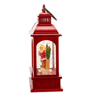Thumbnail 8: Kurt Adler 9-Inch Battery-Operated LED Coke Santa Lantern 