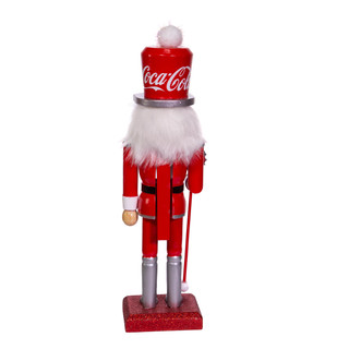 Thumbnail 6: Kurt Adler 10-Inch Wooden Coca-Cola Nutcracker 
