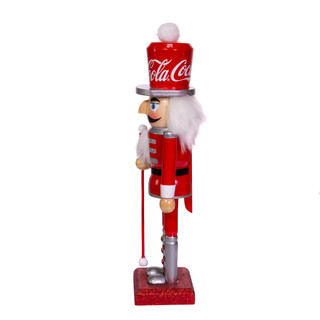 Thumbnail 8: Kurt Adler 10-Inch Wooden Coca-Cola Nutcracker 