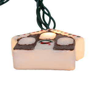 Thumbnail 14: Kurt Adler Kurt Adler UL 10-Light Gingerbread House Light Set 
