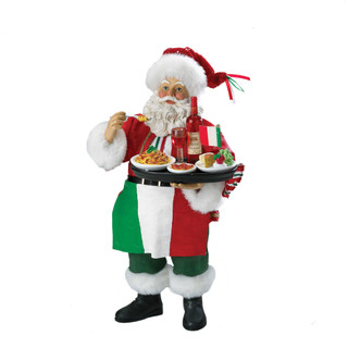 Thumbnail 4: Kurt Adler 10.5-Inch Musical Italian Santa 