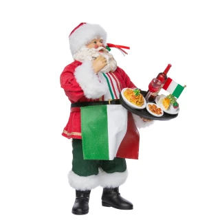 Thumbnail 6: Kurt Adler 10.5-Inch Musical Italian Santa 