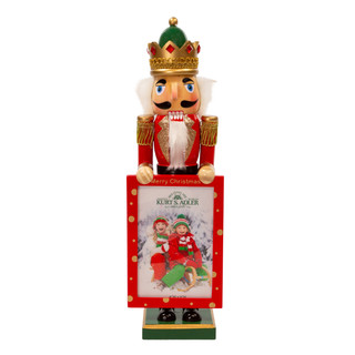 Thumbnail 2: Kurt Adler 15-Inch Nutcracker King Holding Picture Frame 