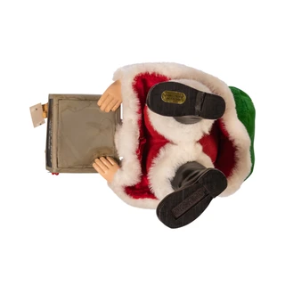 Thumbnail 20: FABRICHE Kurt Adler 2 Pc. Fabriché Adopt-a-Pet Santa & Dog Set 