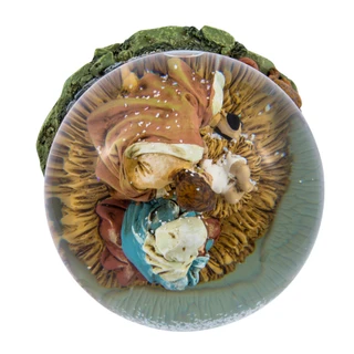 Thumbnail 12: Kurt Adler Kurt Adler Musical Holy Family Snow Globe 
