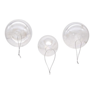 Thumbnail 4: Kurt Adler Kurt Adler 3 Pc. Iridescent Glass Ball Ornament Set 