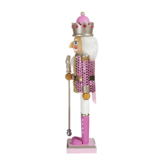 Thumbnail 10: Kurt Adler 15-Inch Pink Nutcracker 