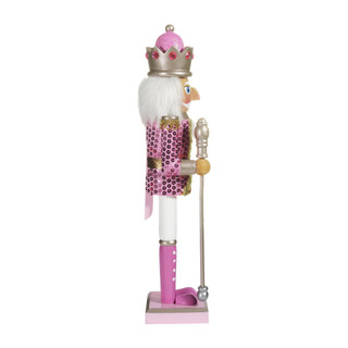 Thumbnail 12: Kurt Adler 15-Inch Pink Nutcracker 