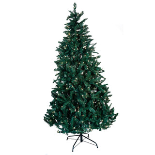 Thumbnail 4: Kurt Adler Kurt Adler 7-Foot Pre-Lit Pine Tree with Clear Lights 