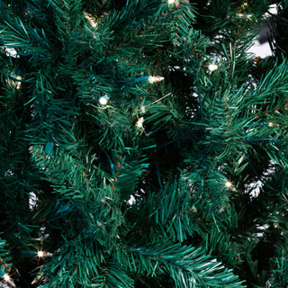 Thumbnail 8: Kurt Adler Kurt Adler 7-Foot Pre-Lit Pine Tree with Clear Lights 