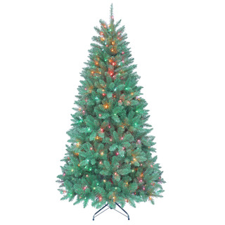 Thumbnail 2: Kurt Adler Kurt Adler 7-Foot Multi-Color Pre-Lit Tree 