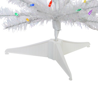 Thumbnail 3: Kurt Adler Kurt Adler 2-Foot Pre-Lit Multicolored LED Glisten Pine Tree 