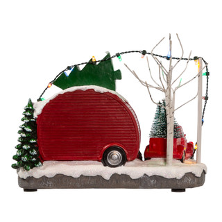 Thumbnail 6: Kurt Adler Kurt Adler 4.7-Inch Lighted Christmas Trees Village Shop 