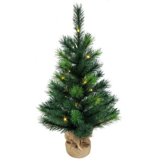 Thumbnail 2: Kurt Adler Kurt Adler 2.5-Foot Pre-Lit Miniature Pine Tree 