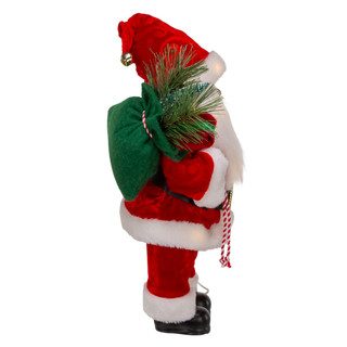 Thumbnail 4: Kurt Adler Kurt Adler 12 in. Battery-Operated LED Lighted Santa 