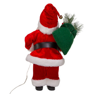 Thumbnail 6: Kurt Adler Kurt Adler 12 in. Battery-Operated LED Lighted Santa 
