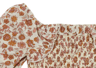Thumbnail 3: KIWI Kiwi Little Girls Harvest Floral Dress 