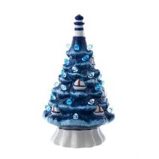 Thumbnail 2: Kurt Adler Kurt Adler 7.5 in Ceramic Coastal Christmas Tree 