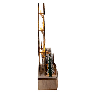 Thumbnail 4: Kurt Adler Kurt Adler 12 in Lighted Christmas Tree Village 