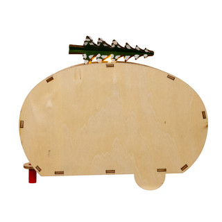 Thumbnail 8: Kurt Adler Kurt Adler 6.69-Inch Wooden Lighted Camper Van 
