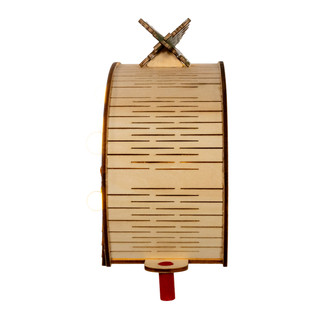 Thumbnail 10: Kurt Adler Kurt Adler 6.69-Inch Wooden Lighted Camper Van 