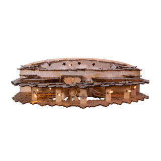 Thumbnail 12: Kurt Adler Kurt Adler 16-Inch Light-Up Wooden Village with Motion 