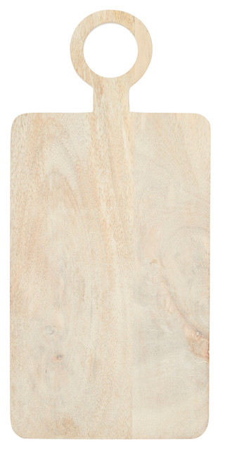 Thumbnail 1: ZODAX Zodax Small Mango Wood Cheese Charcuterie Cutting Board 