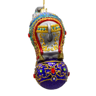 Thumbnail 6: BELLISIMO Bellissimo 7-Inch Glass Elephant Ornament 