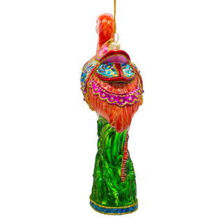 Thumbnail 6: BELLISIMO Bellissimo 7-Inch Glass Flamingo Ornament 