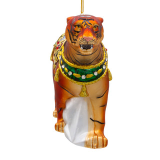 Thumbnail 6: BELLISIMO Bellissimo 7-Inch Glass Tiger Ornament 