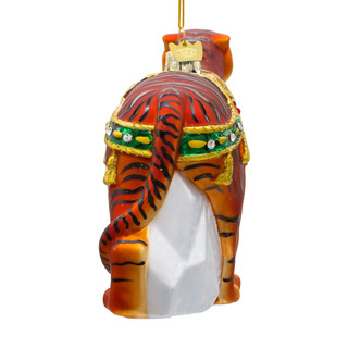 Thumbnail 8: BELLISIMO Bellissimo 7-Inch Glass Tiger Ornament 
