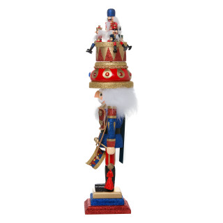 Thumbnail 3: Kurt Adler Kurt Adler 20-Inch Hollywood Music Box Hat Nutcracker. 