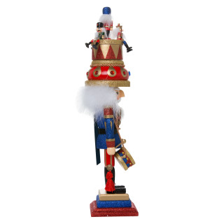 Thumbnail 2: Kurt Adler Kurt Adler 20-Inch Hollywood Music Box Hat Nutcracker. 