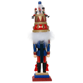 Thumbnail 6: Kurt Adler Kurt Adler 20-Inch Hollywood Music Box Hat Nutcracker. 